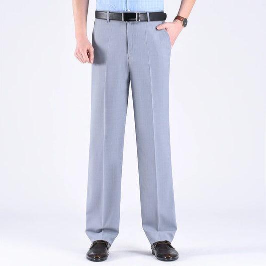 Big Size Summer Men Business Thin Pants Male Formal Classic Suit Pants Trousers for Mens Clothing