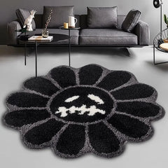 Aesthetic Sunflower Carpet Bathroom Anti Slip Carpet Cactus Flower Jack Tufted Rug