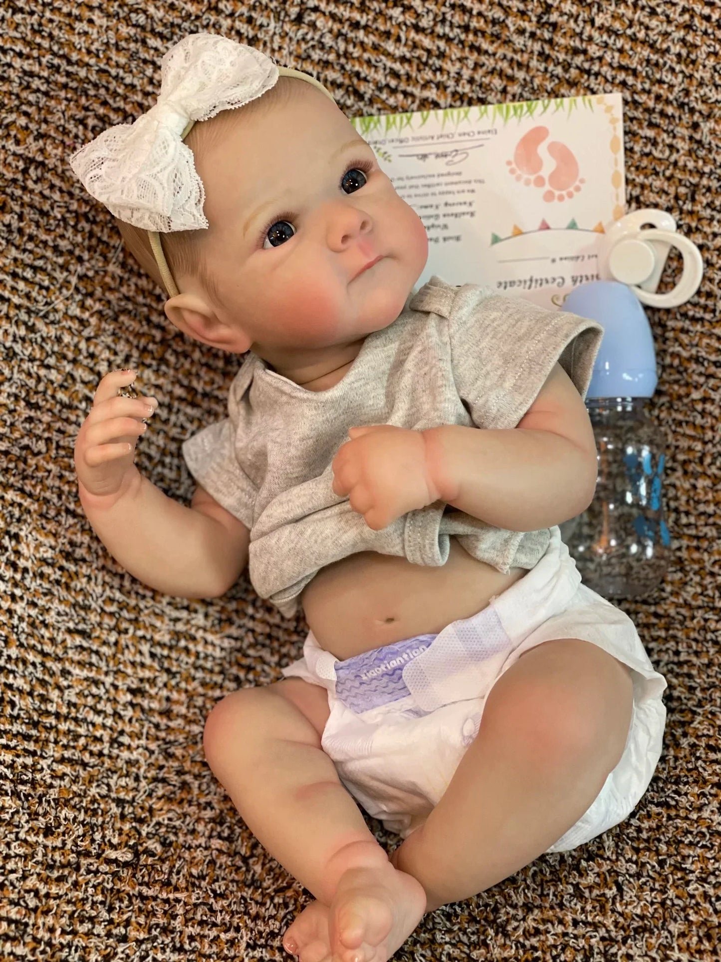 Cuddly Bettie Bebe Reborn Girl Full Body Vinyl Doll 50cm Collectible Lifelike Realistic Art Reborn Dolls muñecas reborn