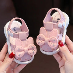 Summer Kids Shoes for Butterfly Girls Sandals Fashion Soft Bottom Boys Beach Sandals