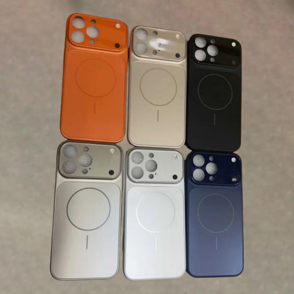 Glass For Magsafe Phone Case For iPhone 17 Air 16 15 14 13 Pro Max Magnetic Wireless Charge Armor Cover