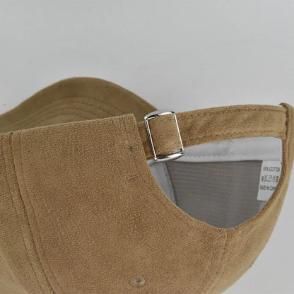 Solid Suede Retro Baseball Caps For Men Women Spring Autumn Street Snapback