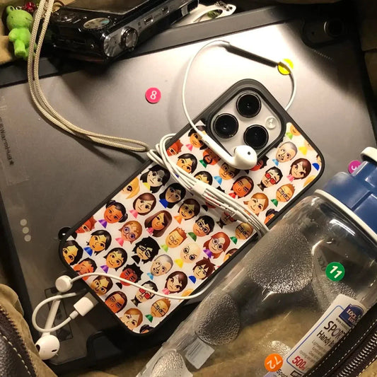 Full Screen Character Personalized Cute Creative Phone Case For iPhone 17 air 16 15 14 13 12 11 Pro XR XS Max 7 8 Plus Y2K Cover