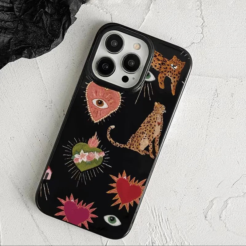 Love Phone Case For IPhone 16 Pro Max 15 14 13 12 11 Shockproof Cover Case For IPhone X XS XR 7 8 Plus Case