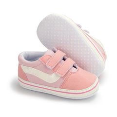 Baby Canvas Sneakers Anti-slip Soft Plaid Baby Boy Girl Shoes First Walkers