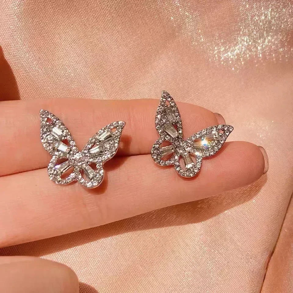 Simple Black Bow Love Earrings for Women Fashionable Personalized Beautiful Daily Accessories Party Jewelry Premium Gifts
