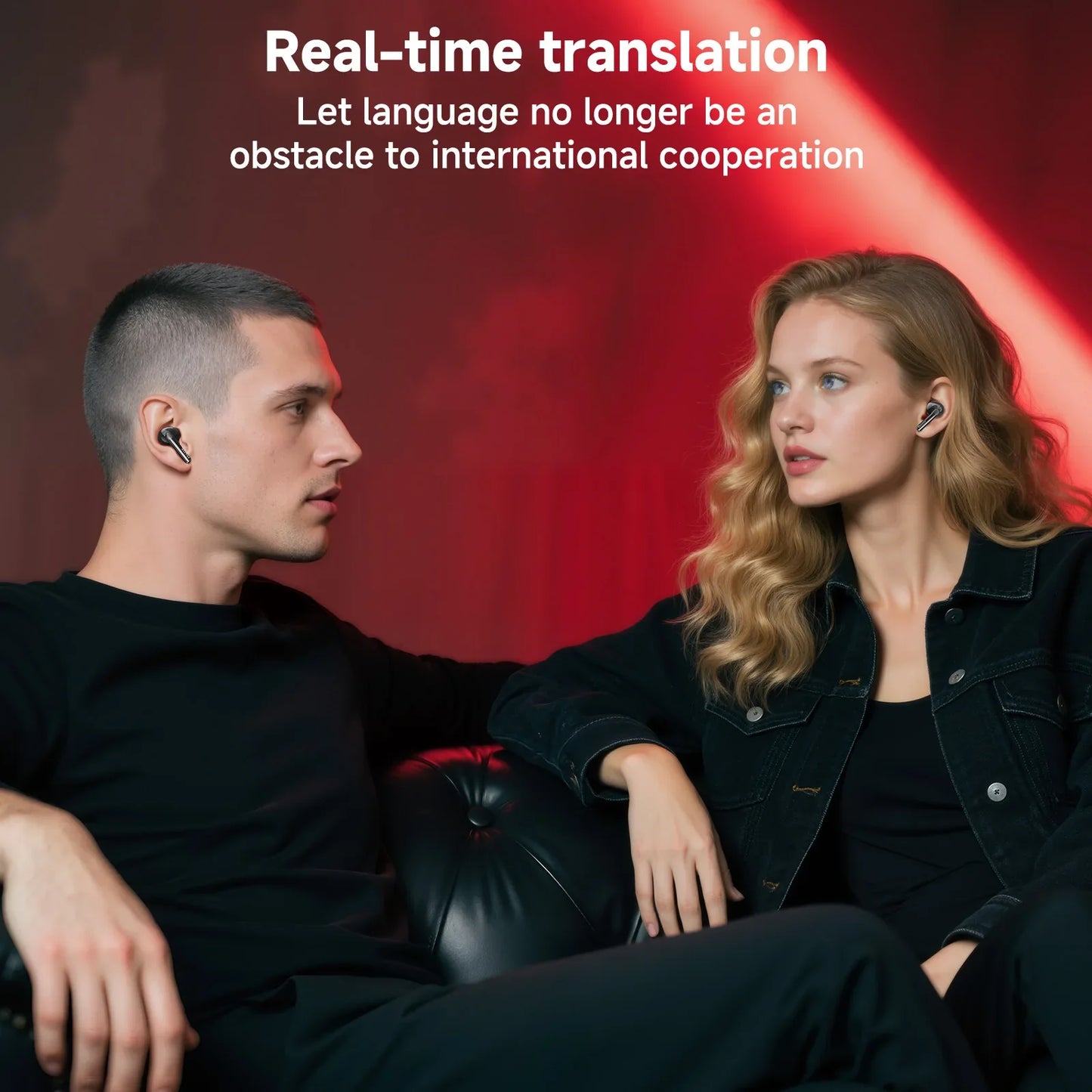 AI Translator Earbuds Erazer XT89PRO Bluetooth Earphones Game Low Latency Wireless Headphones In-Ear Noise Reduction Softpads