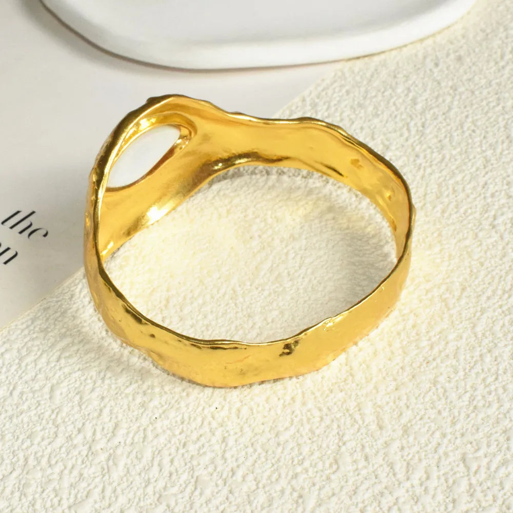 New Exaggerated Alloy Plated Eyes Nose Mouth Bangle Bracelet For Women Fashion Jewelry Gorgeous Hand Simple Bracelet Accessory