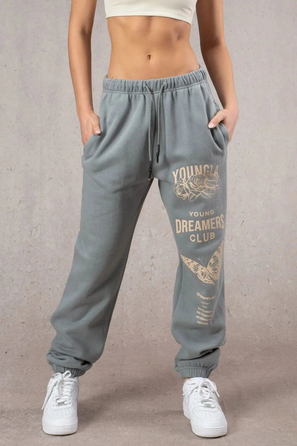 sweatpants gym bodybuilding running training pants cotton terry printed