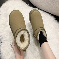 Women's Snow Boots Comfortable Warm Ankle Boots Women Winter Ladies Shoes