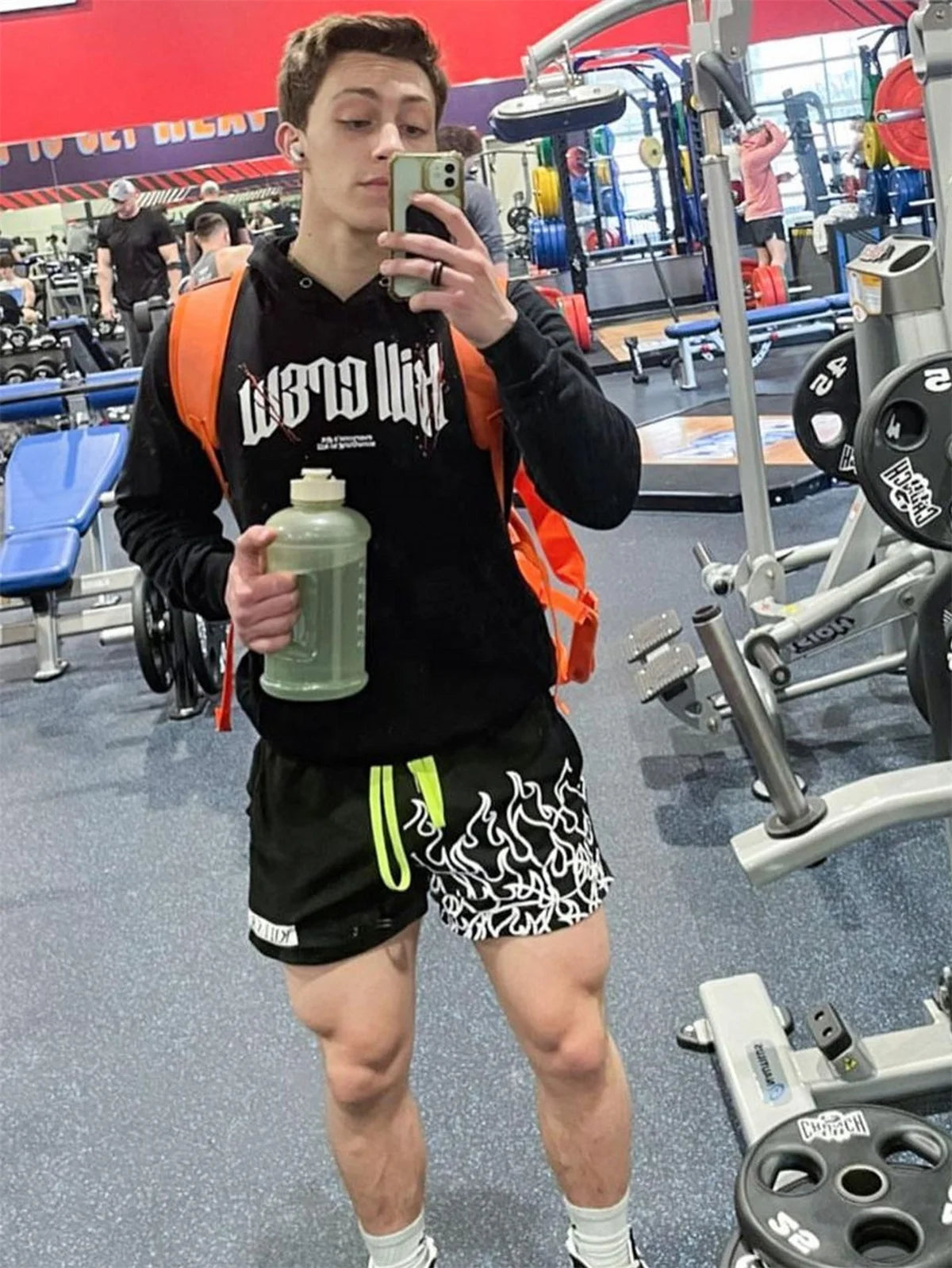 Quick Dry Running Sport Shorts Men Summer Gym Fitness Bodybuilding Breathable