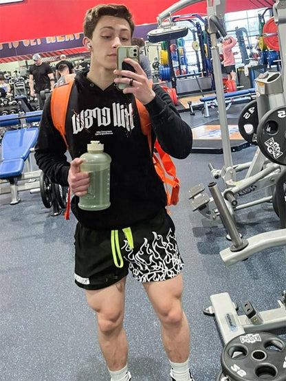 Quick Dry Running Sport Shorts Men Summer Gym Fitness Bodybuilding Breathable