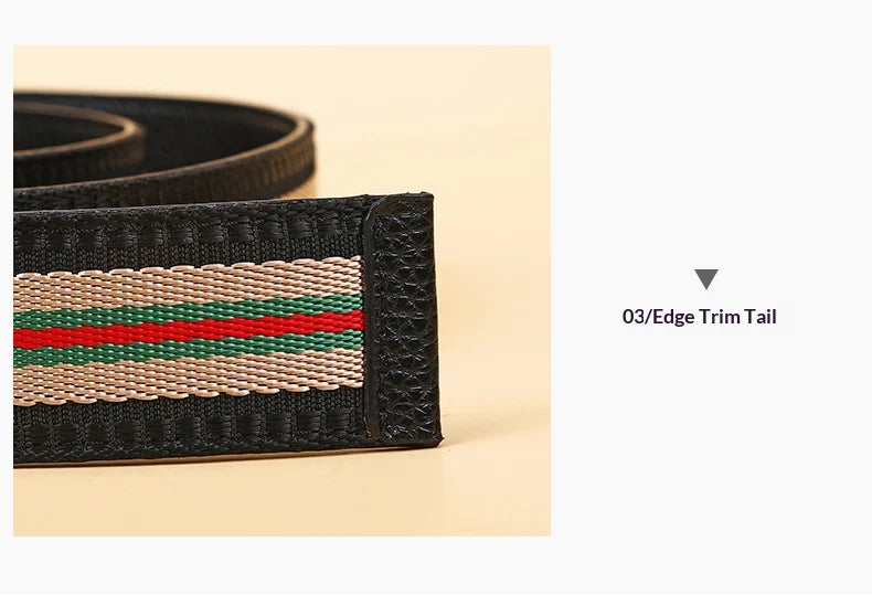 Leather luxury belt for men, stylish and handsome with high quality. Leather belt for women, durable and versatile for jeans.