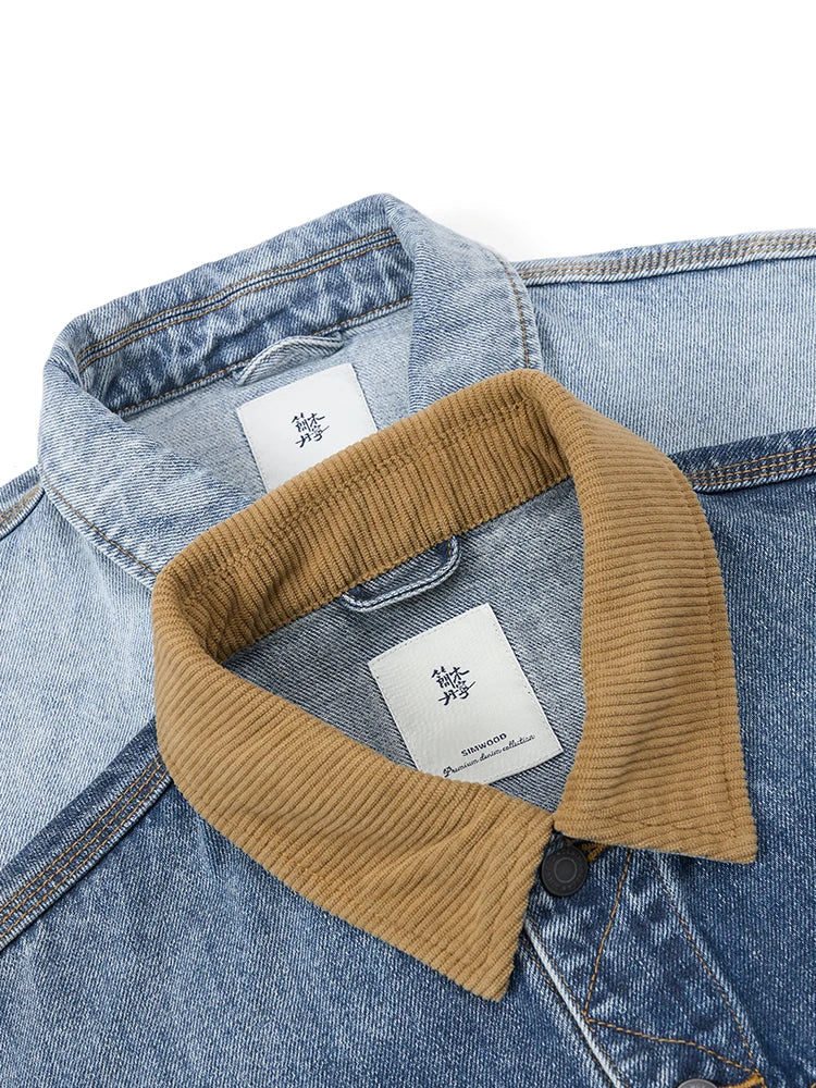 Autumn New Oversize Denim Jackets Men 15.02oz Heavyweight  Coats