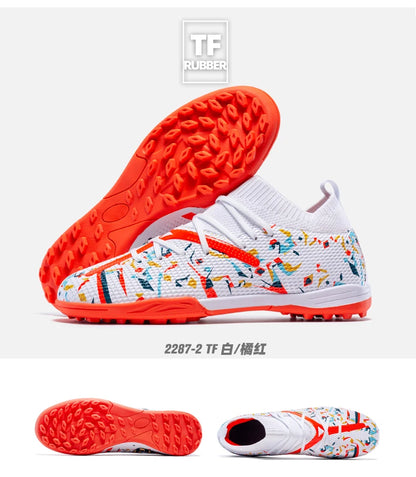 Mens Football Field Boots Ultralight Turf Indoor Society Training Soccer Shoes Cleats