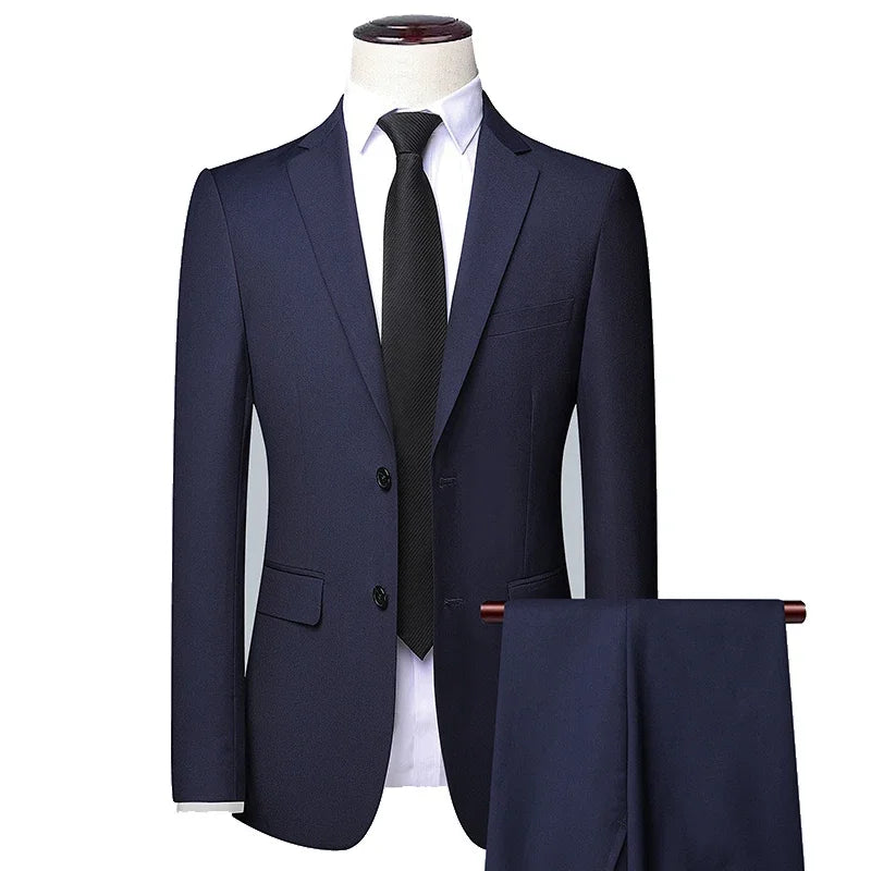 Tuxedo for Mens: Suit For Men Wedding 3 Pieces 2 Sets Blazers Elegant Jackets Vest Pants