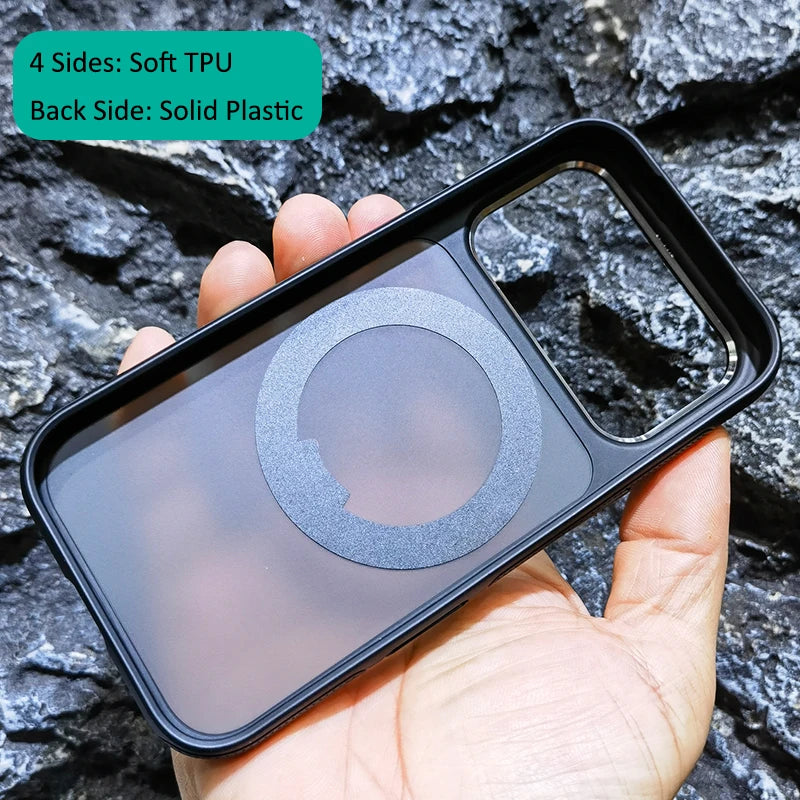 Magnetic 360 Degrees Rotating Ring Holder Case For iPhone 17 Pro Max / 17 Air