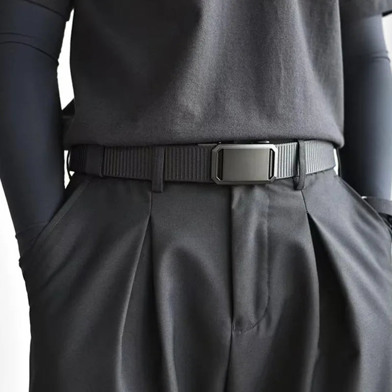 Men Belts Canvas Nylon Webbing Belt Fashion Casual Designer Unisex Belts High Quality Sports Military Strap Cargo Pants Belt