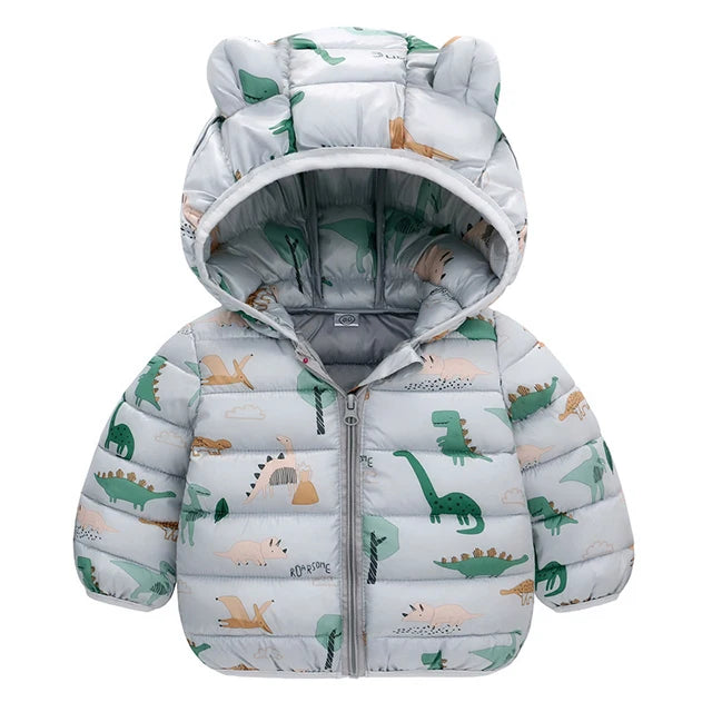 Winter Kids Thicken Jackets For Girls Coats Boys Jackets Plus Cashmere Jackets