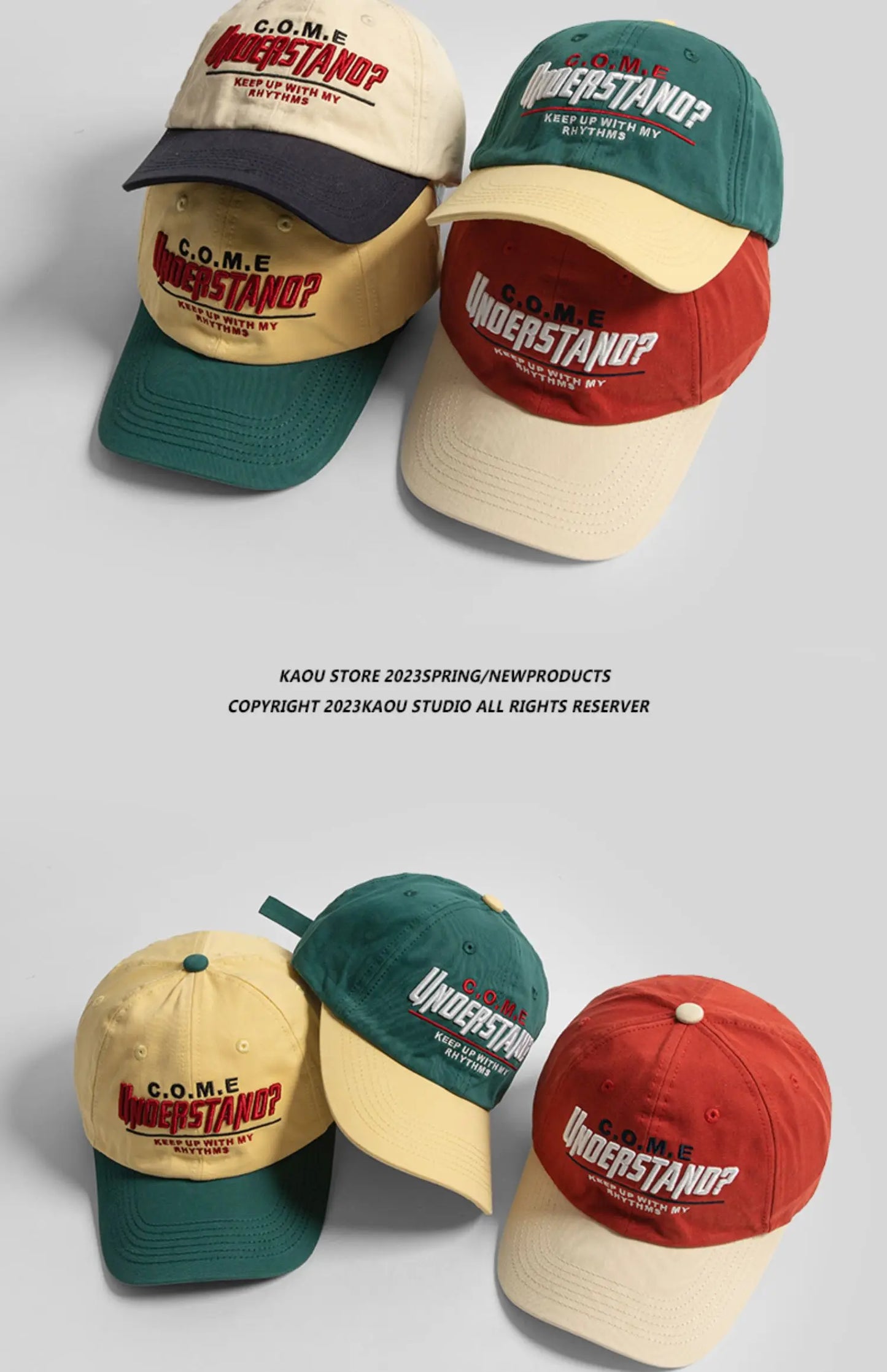 Spring and Summer New Peaked Cap Women's All-Match Embroidery Contrast Color Baseball Cap Men's and Women's Sports Fashion Cap