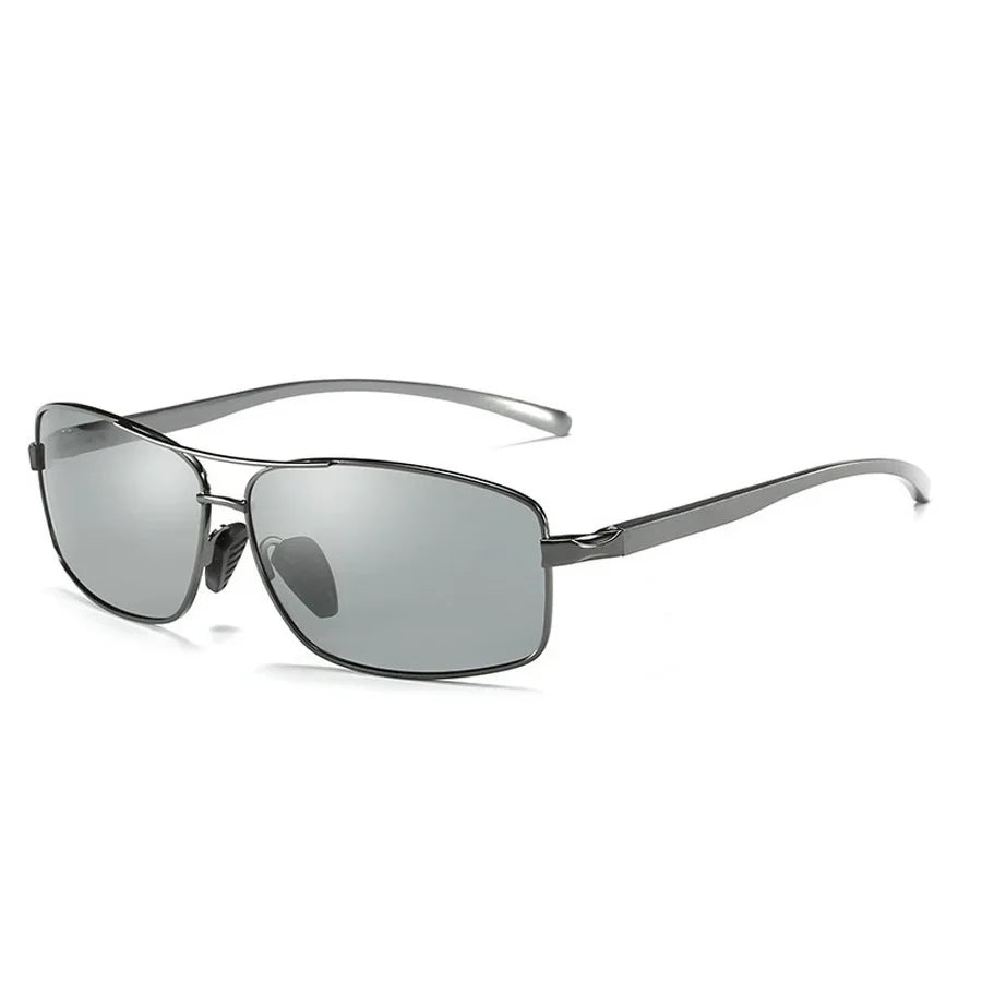 Fashion Photochromic Polarized Sunglasses Men Women Vintage Square Sun Glasses Man Brand Designer Driving Fishing UV400 Eyewear