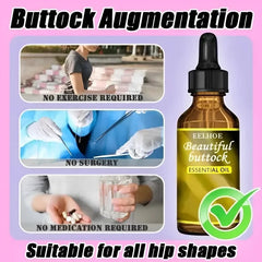 Buttock enlargement Essential Oil Lift Up Firming Big Hip Augmentation Oil Enhance butt Growth Tighten Shape Sexy Body Care 30ML