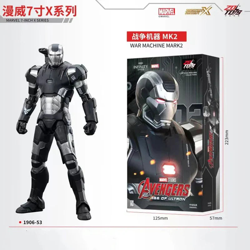 1:10 ZD Toys Iron Man MK38 Igor MK25 Striker MK26 Gamma MK36 Peacemaker MK40 MK15 Sneaky Action Figure Collections Gift