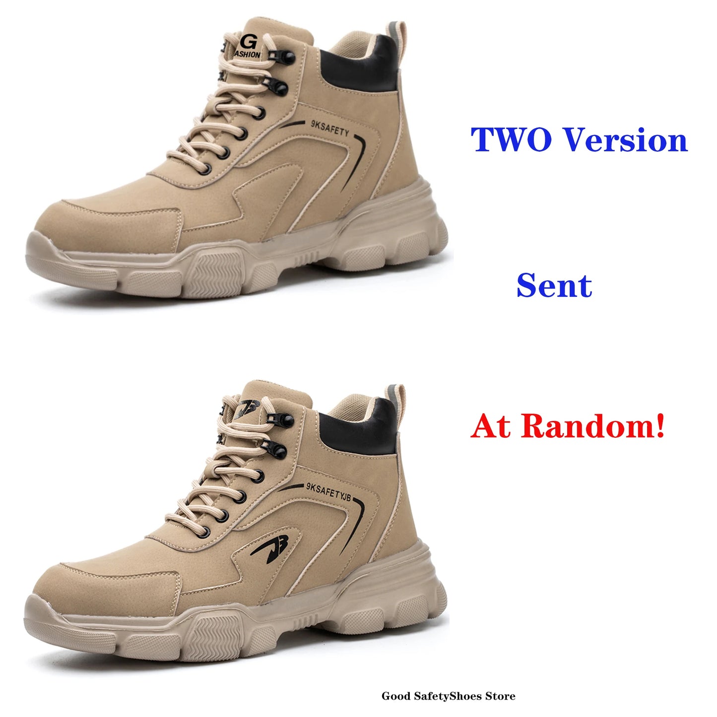 Work Safety Shoes Men Safety Boots Anti-smash Anti-stab Work Shoes Sneakers Steel Toe Shoes Male Work Boot Indestructible Shoes