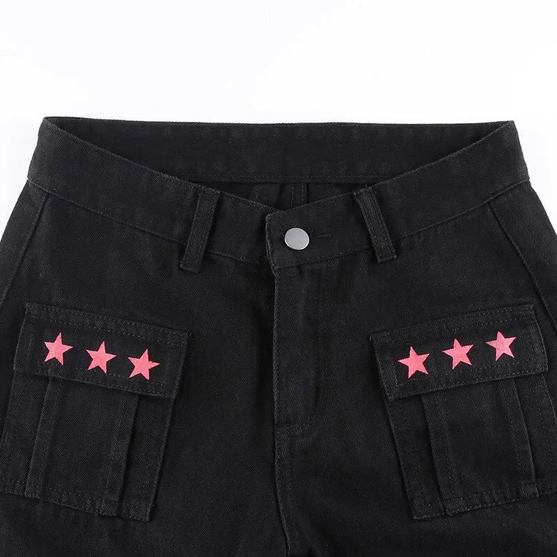 Tube Y2k Jeans Ladies Darkness European and American Style Women's Pants
