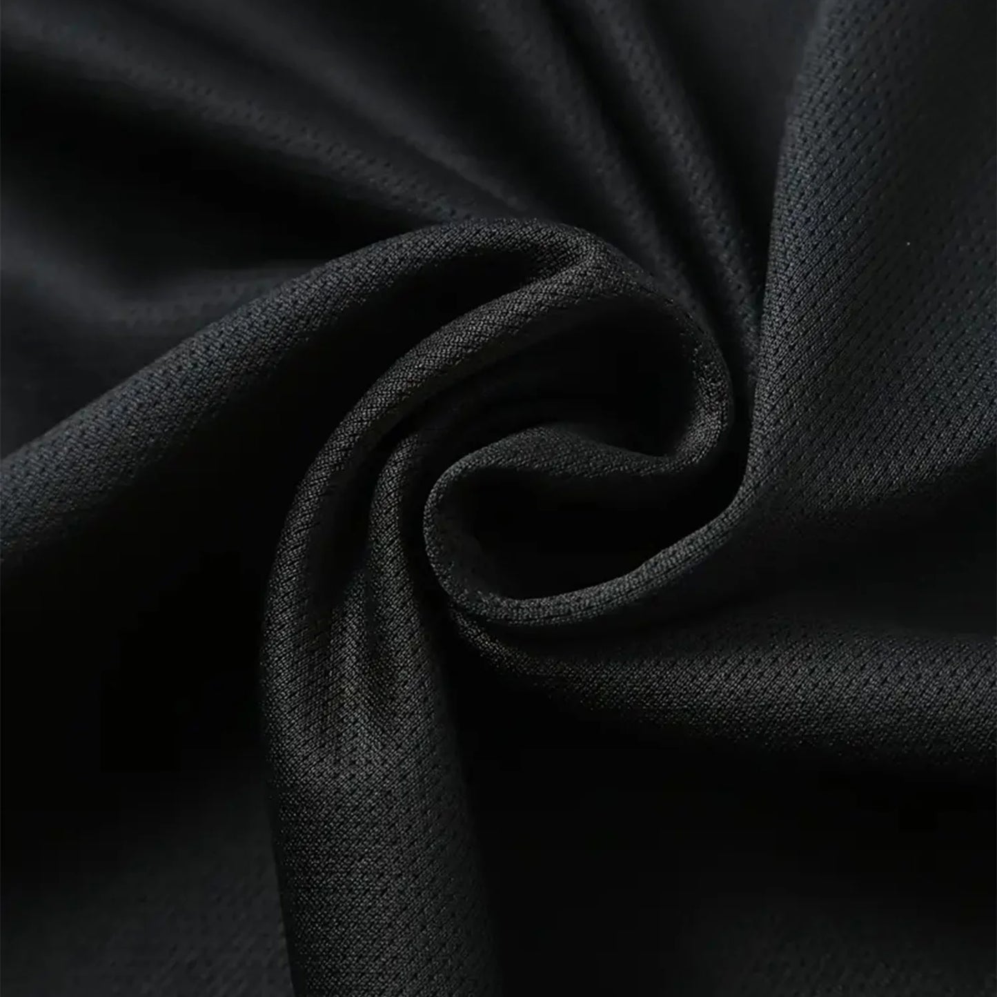 Round Neck T-Shirt 1 Piece Black Ultra-Light Men's Quick Drying Breathable Sweat-Absorbent Shirt Suitable for Fitness Gym and Ru