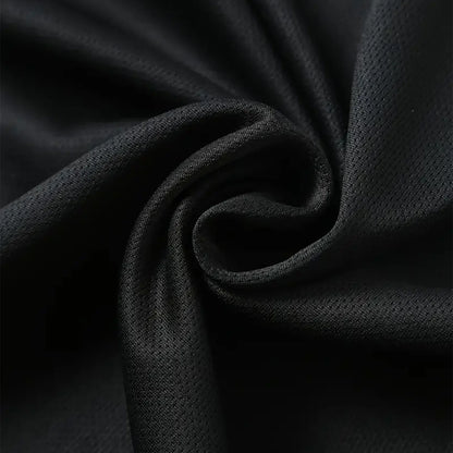 Round Neck T-Shirt 1 Piece Black Ultra-Light Men's Quick Drying Breathable Sweat-Absorbent Shirt Suitable for Fitness Gym and Ru