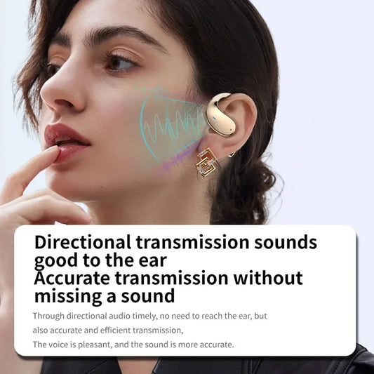 Wireless Translation Earbuds HIFI Bass ENC Noise Reduction 144 Languages Real Time Ai OWS Open Bluetooth 5.4 Headphones