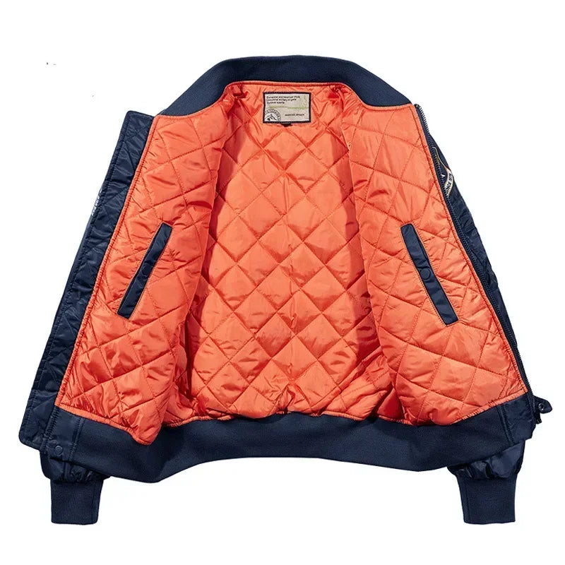 Men Aviator Jacket - Baseball Uniform - Flight Bomber Jacket - Pilot Jacket