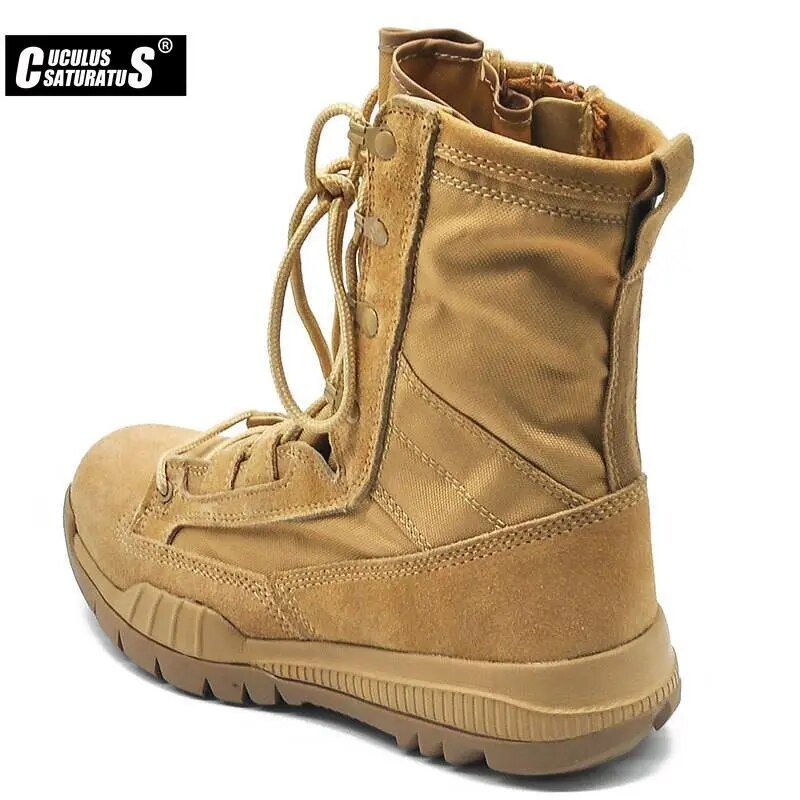 Military Combat Boots Men Ankle Boot Hunting Trekking Camping Mountaineering Shoes