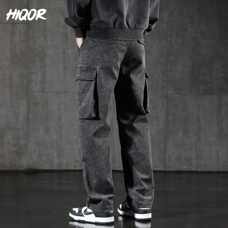 Man Cargo Pants Casual Baggy Pants Outdoor Trousers Men's Work Wear Pantalones