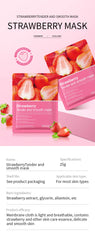 8pcs Fruits Moisturizing Face Mask skincare Firming Brightening Facial Masks Face Sheet Mask Skin Care Products