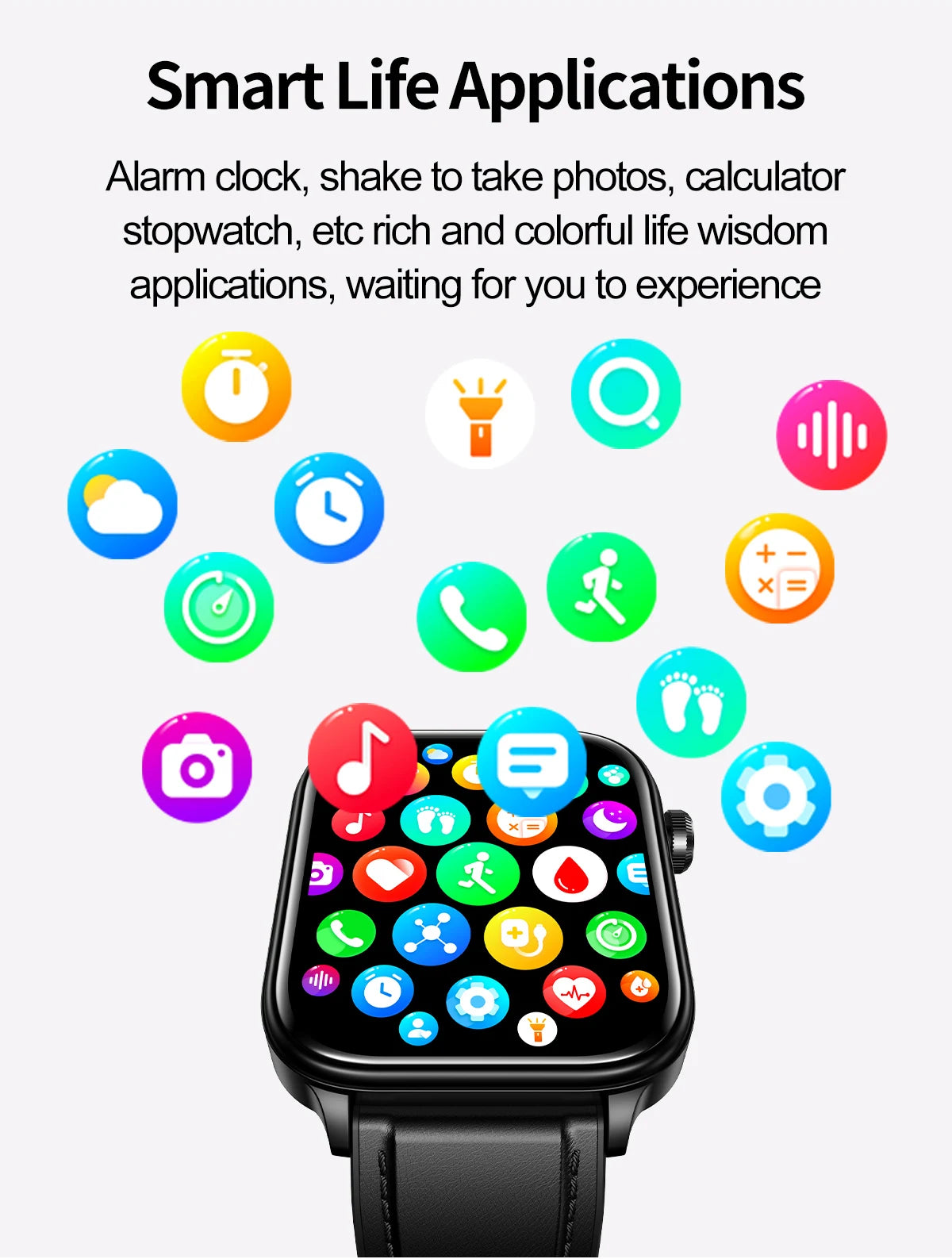 2026 New Blood lipids Uric Acid testing Smart Watch Men ECG+PPG Blood Pressure blood oxygen Bluetooth Call Health smartwatch iOS