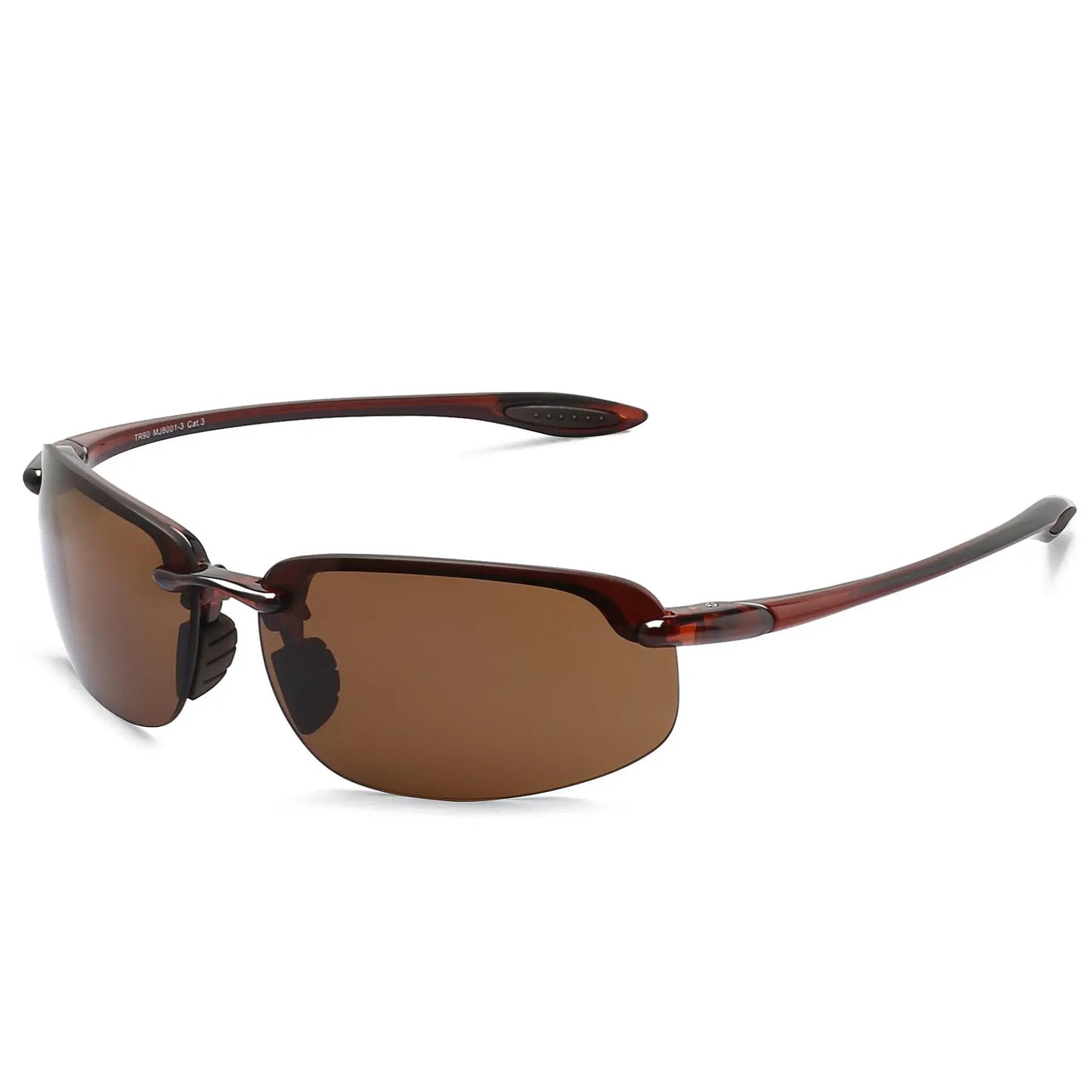 Sunglasses For Men And Women Driving And Running Rimless Ultralight Frame