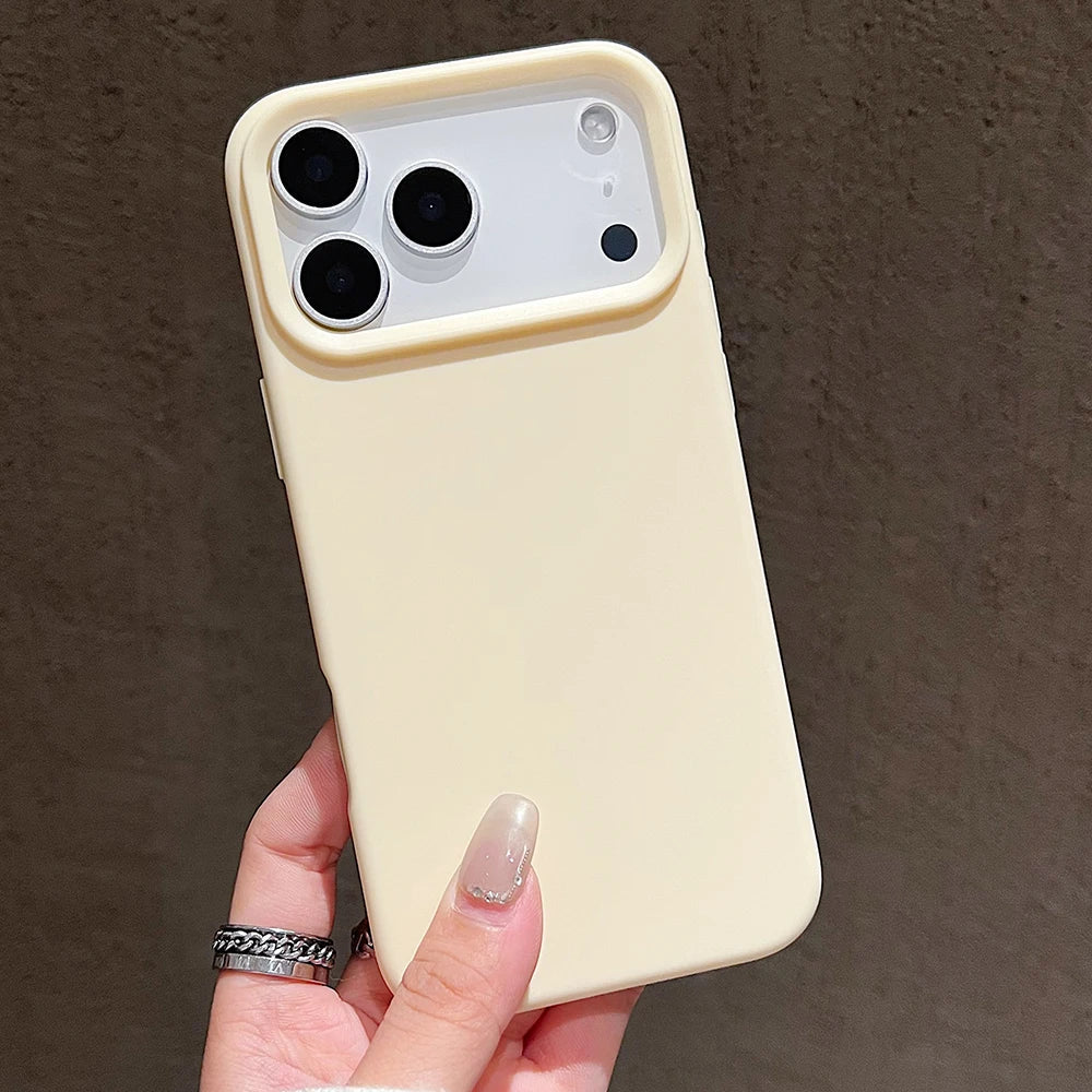 Candy Color Silicone Protective Phone Case For iPhone 17 Pro Max 17 Air 17 Pro Shockproof Matte Soft TPU Bumper Back Cases Cover