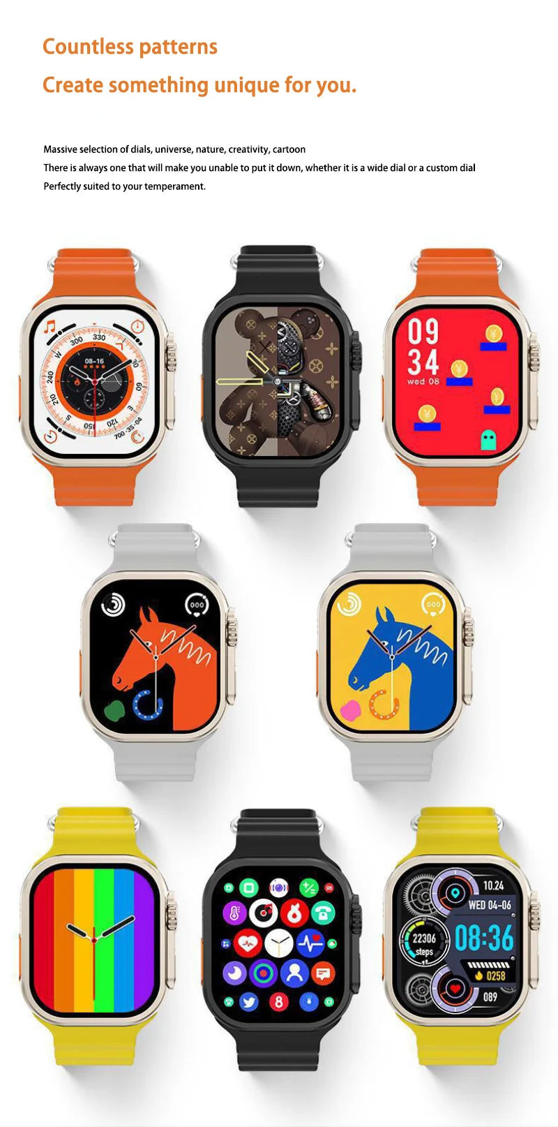 2026 Original T900 Ultra 2 Smart Watch 49mm Men Women Bluetooth Call Music Game Wireless Charging NFC Smartwatch For Android IOS