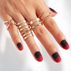 Delysia King   8-piece ring fashion