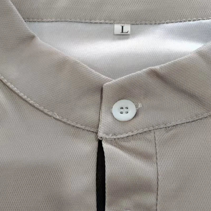 Spring Summer Men Casual Short Sleeve Stand Collar Polo T Shirt Men Sport Golf Polo Shirt Letter Print Slim Fit Polo Tops