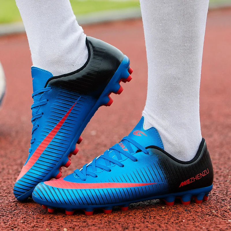Soccer Shoes Football Boots Hight Quality Outdoor Training Cleats Turf Ankle