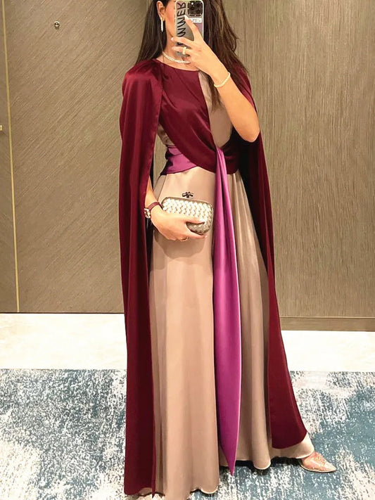 Evening Dresses O-Neck A-LINE Floor-Length Sleeveless Chiffon of Formal Evening Prom Dress Women