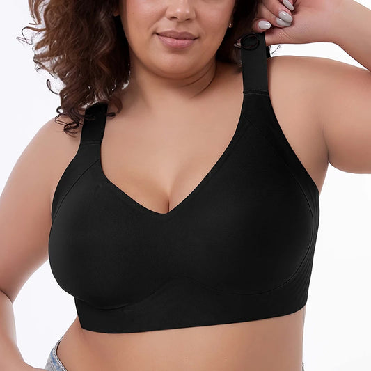 Wireless Bras for Women Seamless Full Coverage Bra No Underwire Soft Push Up