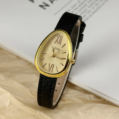 Famous Brand Women Quartz Watch Luxury Gift Ladies Snake Head Female Watch Fashion Red Leather Strap Wristwatch Dropshipping