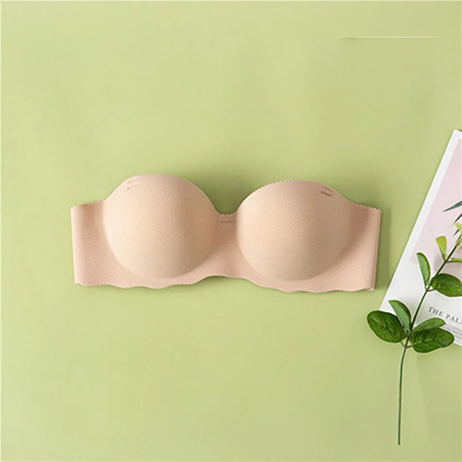 Comfortable Seamless Women Bra Breathable Solid Color Underwear Fashion
