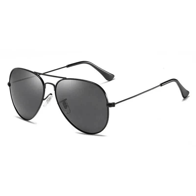 Sunglasses Men Metal Black Aviation Sun Glasses Male Fashion