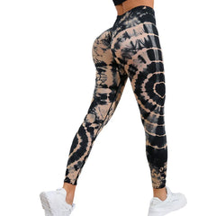 Women Print  Seamless Pants Leopard High Waist Leggings Thin Fitness Pant