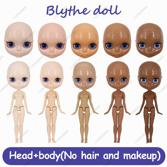 ICY DBS Blyth Doll 19 Joints 1/6 Body 30CM BJD Doll Body No Wig Bald Head No Make-up Practice For Beginner DIY Costume Doll Gift